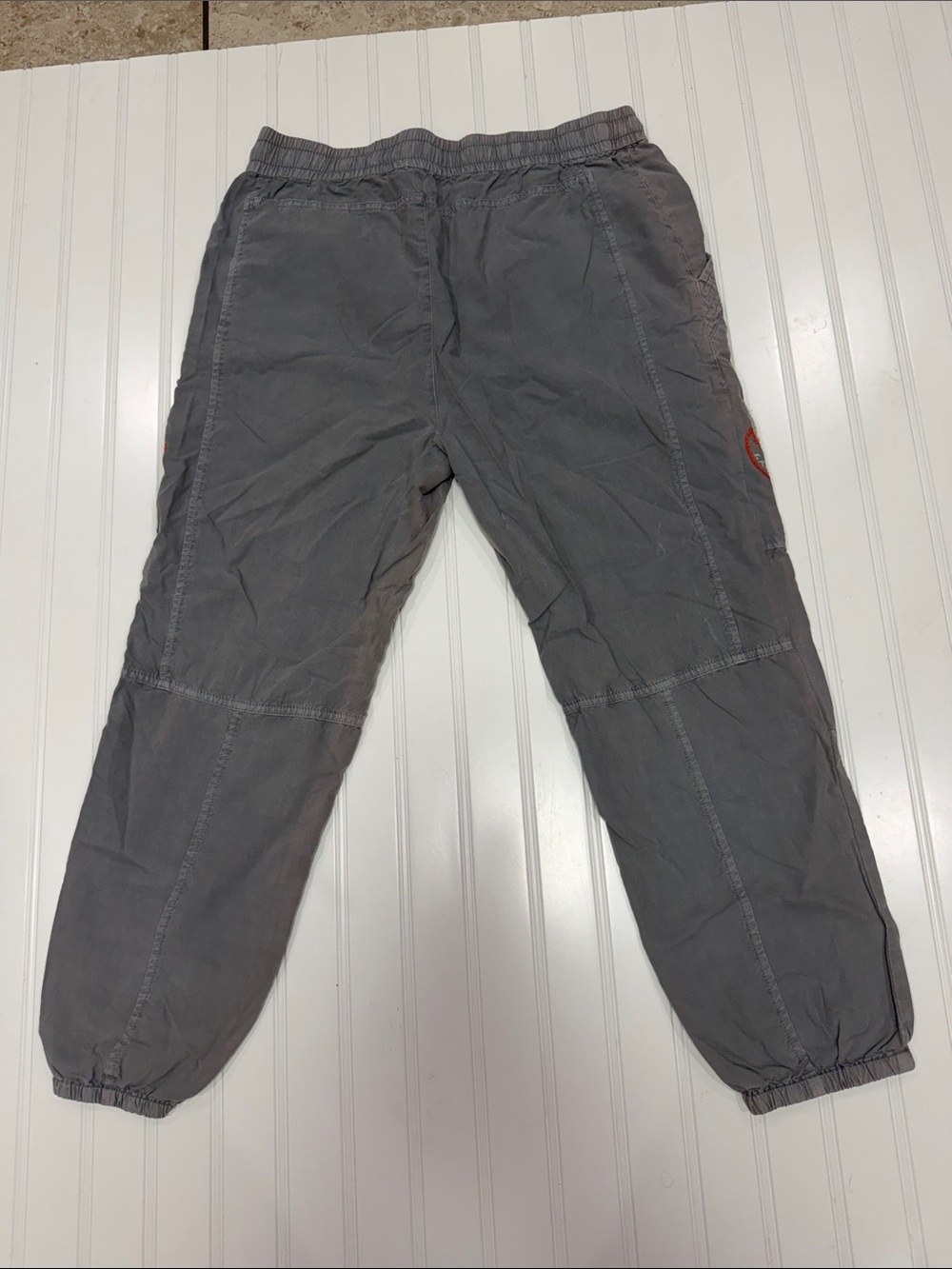 Anthropologie Embroidered Drawstring Jogger Pants Pockets Size Small - Picture 6 of 9